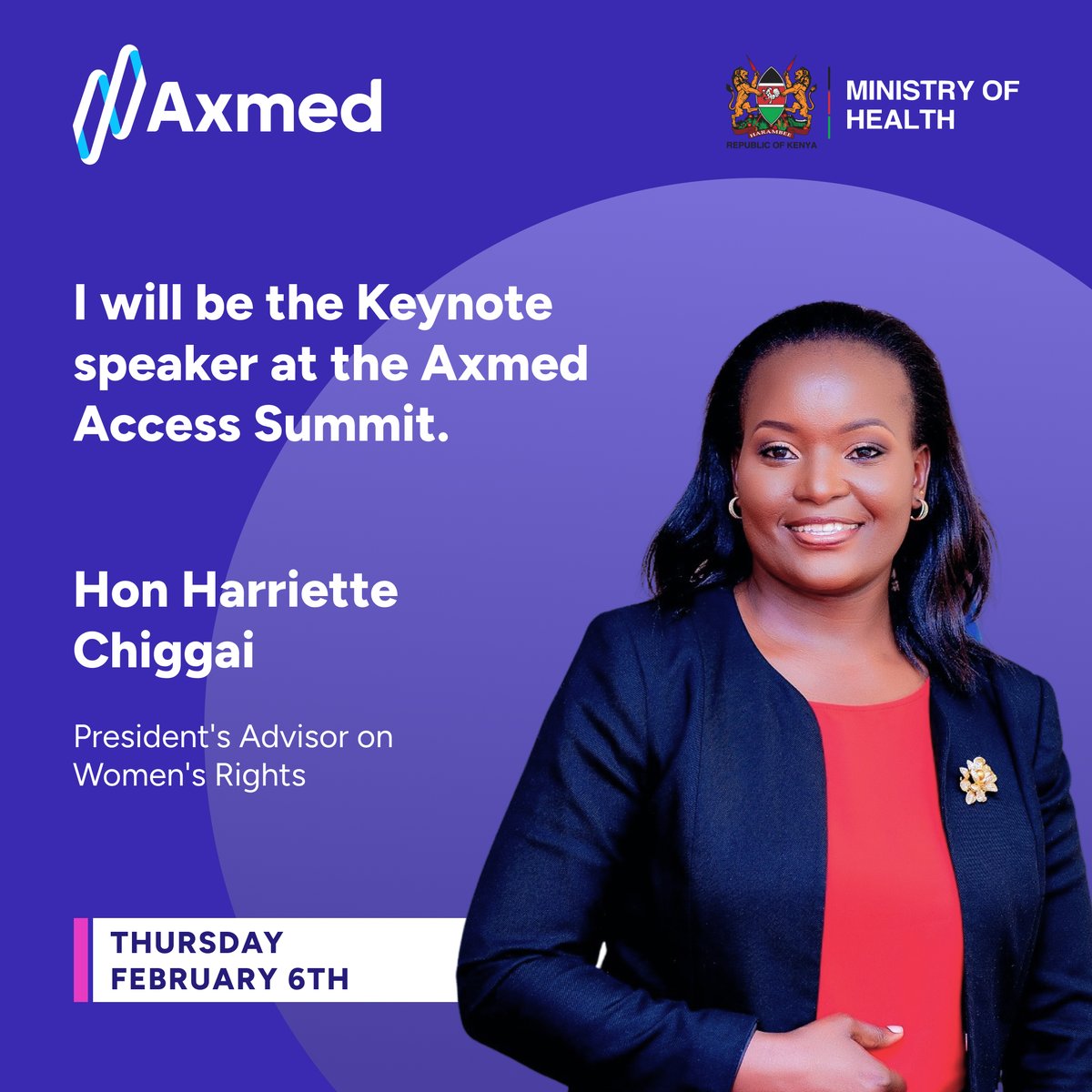 ChiggaiCS's tweet photo. I am proud to announce that tomorrow I will be a Keynote speaker at the at the Axmed Access Summit.
#AxmedAccessSummit #AccessToMedicines #UnlockingAccessTransformingLives 
#Axmed #health #Equality #SafeHomesSafeSpaces https://t.co/x3gu9jCcLZ
