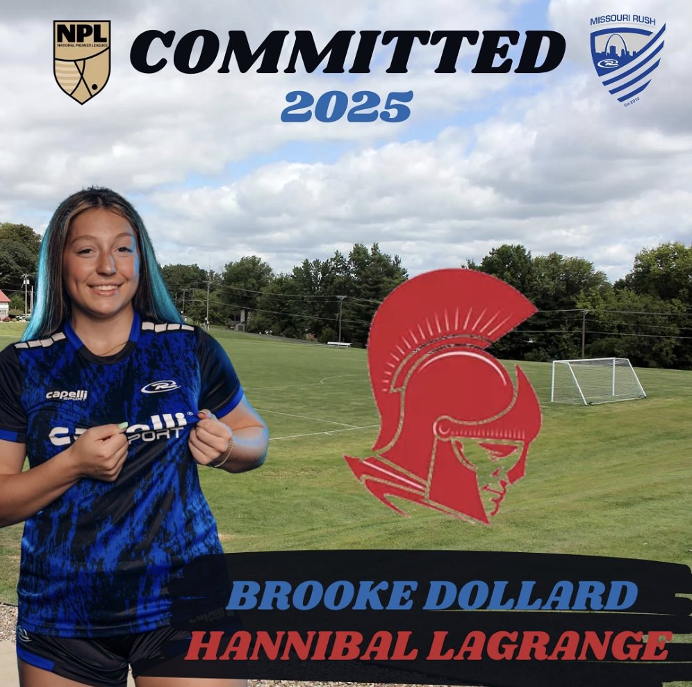 MoRushSoccer's tweet photo. Congrats Brooke Dollard on committing to play at Hannibal LaGrange! We are so proud! 📷📷📷 #commitment #Proud #HannibalLaGrange #MoRush #2025 #RUID
@RushSoccer https://t.co/wgq62KyOBZ