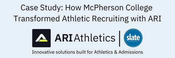 ARI Athletics (@_ariathletics) on Twitter photo Check out our Case Study about how <a href="/Mac_College/">McPherson College</a> (McPherson College)Â revolutionized their athletic recruiting by partnering with ARI Athletics and integrating ARI with <a href="/Technolutions/">Technolutions</a> Slate!
ariathletics.com/McPhersonCaseS… Check out our Case Study about how <a href="/Mac_College/">McPherson College</a> (McPherson College) revolutionized their athletic recruiting by partnering with ARI Athletics and integrating ARI with <a href="/Technolutions/">Technolutions</a> Slate!
ariathletics.com/McPhersonCaseS…