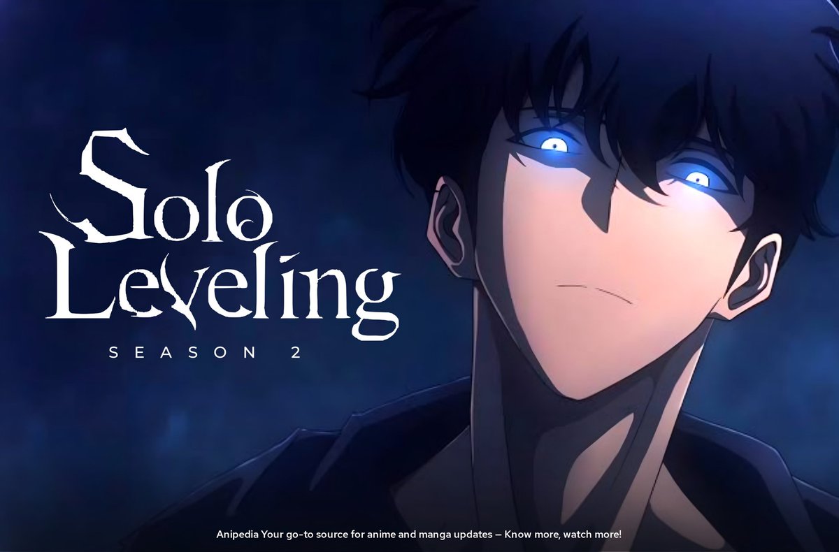 AniiPedia's tweet photo. โจ SOLO LEVELING is currently the top-ranked anime airing in Japan!
TV Anime Season 2 has claimed the number one spot on multiple streaming platforms. https://t.co/Yxyhm4DFjE