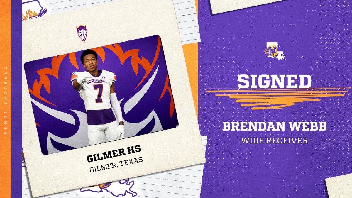 Welcome to the Demon Family, Brendan Webb!

<a href="/Bwebb710/">Brendan Webb</a> 

🏈 Wide Receiver
📍 Gilmer, Texas
🏫 Gilmer HS
📏 6-0, 175

#ForkEm x #BlaineTrain x #NSD25