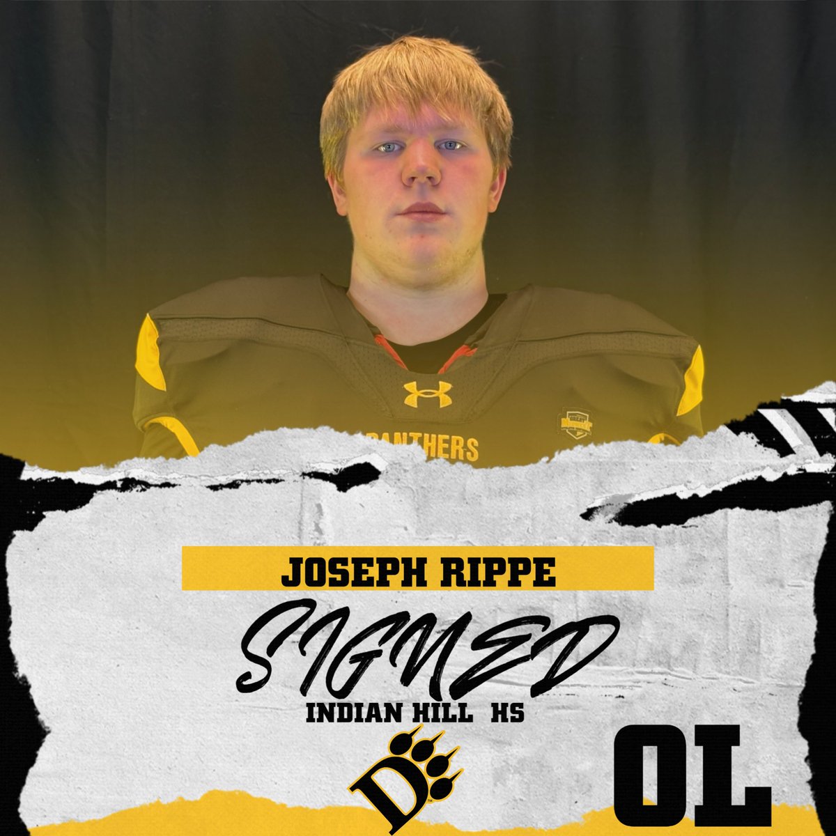 Ohio Dominican Football (@ohiodominicanfb) on Twitter photo 𝑺𝑰𝑮𝑵𝑬𝑫 ✍️
Welcome <a href="/JosephRippe/">Joseph (Aidan) Rippe</a> to Ohio Dominican!
📍| INDIAN HILL HS (OH)
🚨| OFFENSIVE LINE
#LetsHunt🐾| #ChopWood25 | #NSD25 𝑺𝑰𝑮𝑵𝑬𝑫 ✍️
Welcome <a href="/JosephRippe/">Joseph (Aidan) Rippe</a> to Ohio Dominican!
📍| INDIAN HILL HS (OH)
🚨| OFFENSIVE LINE
#LetsHunt🐾| #ChopWood25 | #NSD25