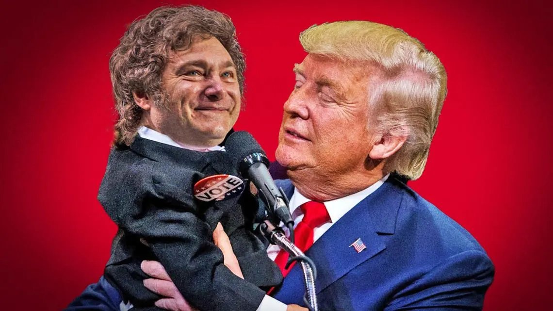 Donald Trump sale de la OMS, Javier Milei sale de la OMS... el energúno Milei ha resultado el "libertario" más amaestrado de la historia.