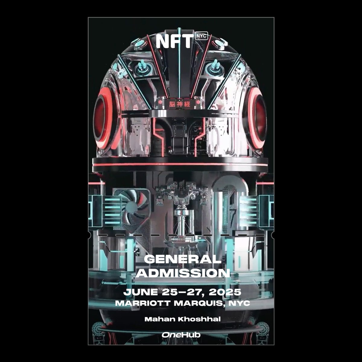 Support my participation at <a href="/NFT_NYC/">NFT.NYC</a> 2025 by registering an NFT Ticket featuring my submitted artwork mahankhoshhal1.nft.nyc/token/mahankho…