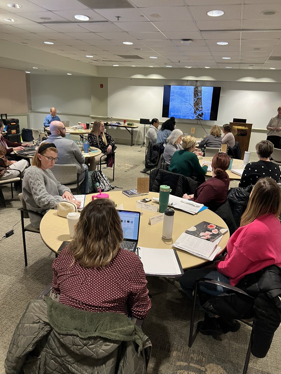 RonSiersJr's tweet photo. The Academy for Leadership in Education (ALE) Session 4 @SalisburyU is underway as eastern shore professional educators reflect upon how they have Inspired a Shared Vision, coupled with an initial dive into Challenge the Process! @Jim_Kouzes @rhondakasa #LeadershipDevelopment https://t.co/SmLgqd5dvw