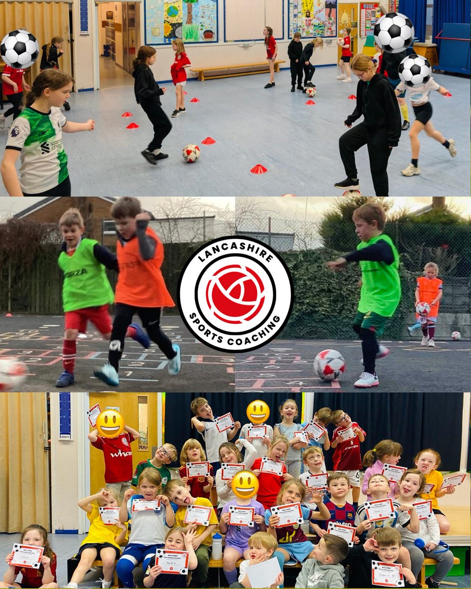LSportsCoaching's tweet photo. LSC currently coach over 200 primary school children per week across Rossendale, Hyndburn and the Ribble Valley with PE lessons and after school clubs.

If you’d like us to support your school’s sport provision get in touch at info@lancashiresportscoaching.co.uk https://t.co/kw6xvBbGlw