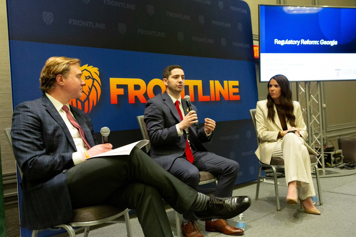 AFPGeorgia's tweet image. It’s time to #REIN it in Georgia! 

We had a great time discussing regulatory reform with State Director Tony West and @georgiapolicy’s Chris Denson at last week’s #Run2Win Conference. 

For more info, visit 👇
georgiareins.com