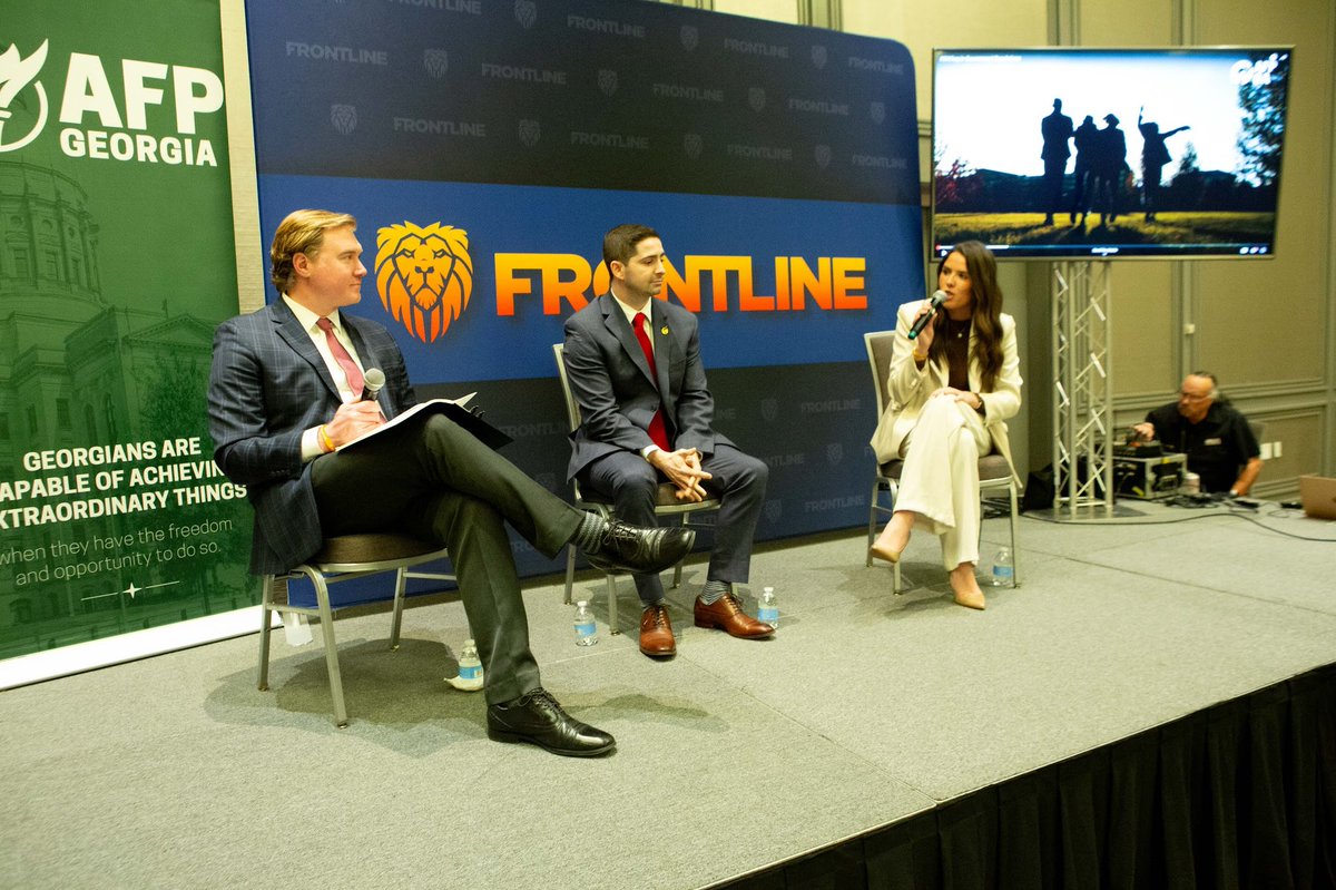 AFPGeorgia's tweet image. It’s time to #REIN it in Georgia! 

We had a great time discussing regulatory reform with State Director Tony West and @georgiapolicy’s Chris Denson at last week’s #Run2Win Conference. 

For more info, visit 👇
georgiareins.com