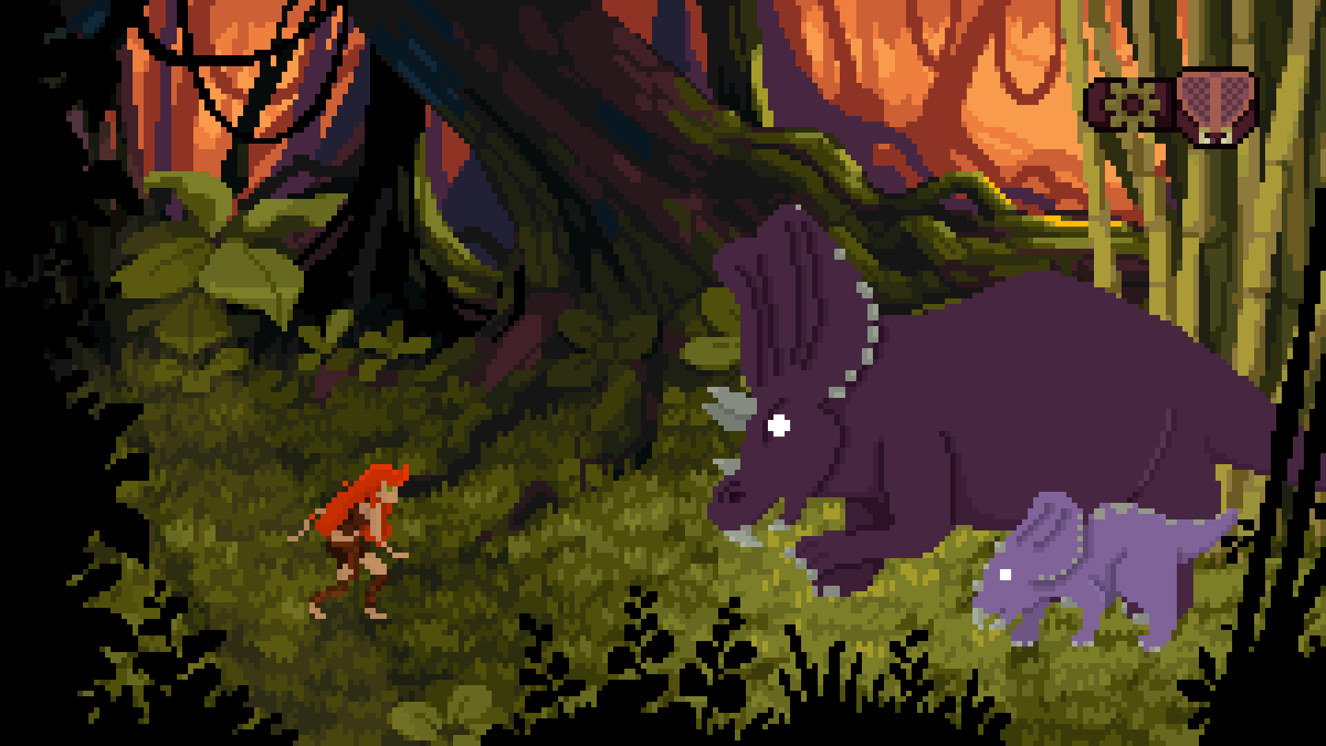 Mama and baby Chasmosaurus would like you to get the hell out of their area.