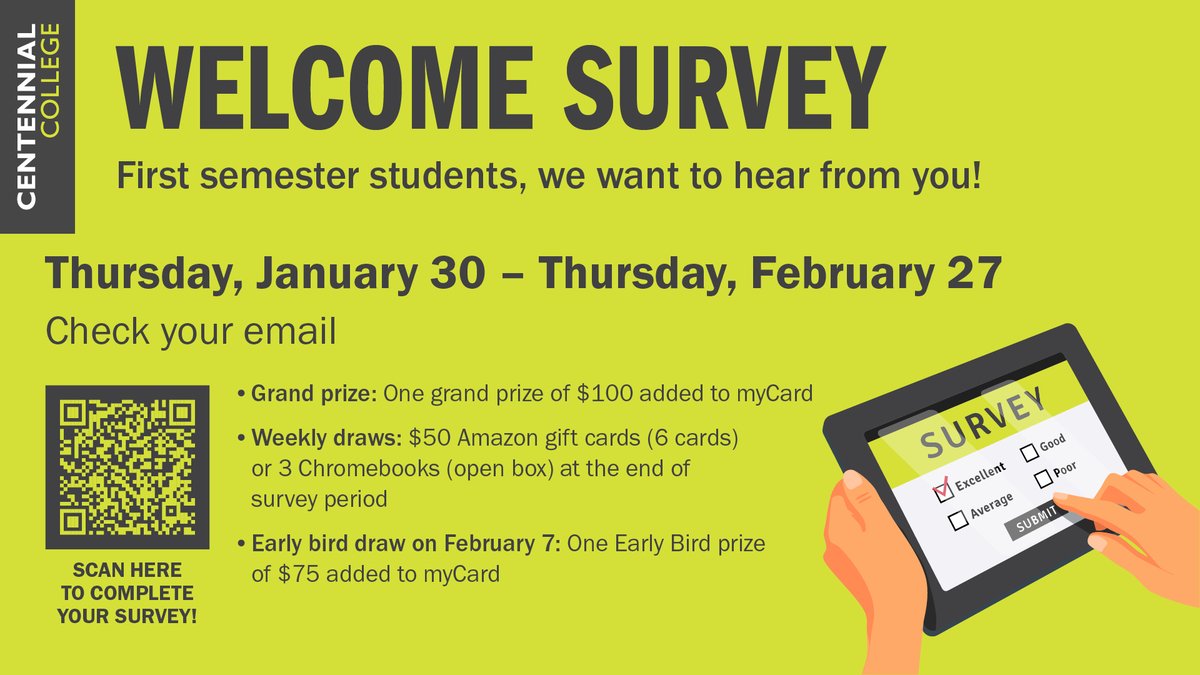 Centennial College tweet media