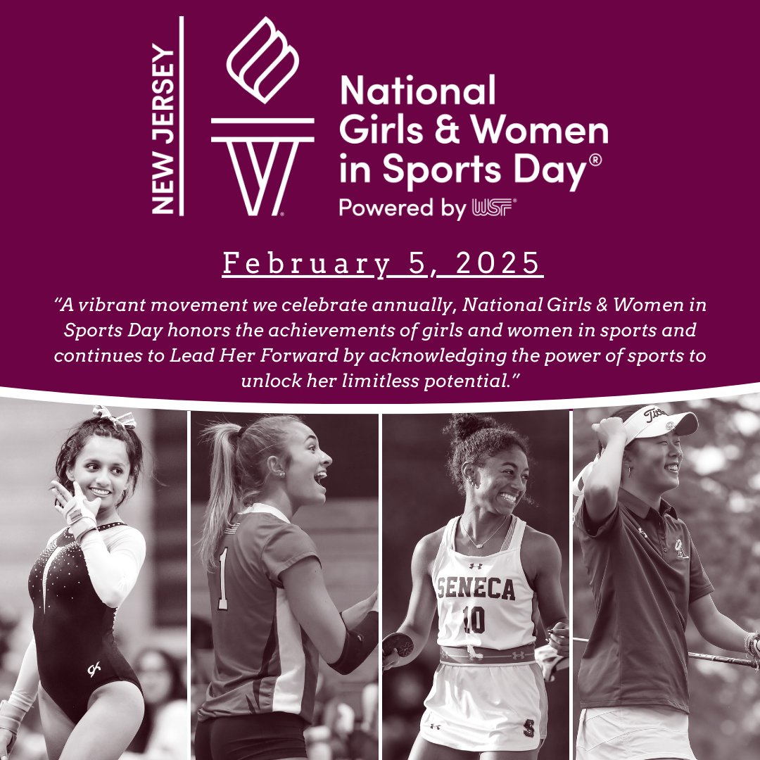 NJSIAA is proud to celebrate the 39th Annual National Girls &amp; Women in Sports Day and congratulates this year’s outstanding female high school student-athletes, who were celebrated at the Rutgers Women’s Basketball game on Sunday, January 12th.  bit.ly/3CDJmmk