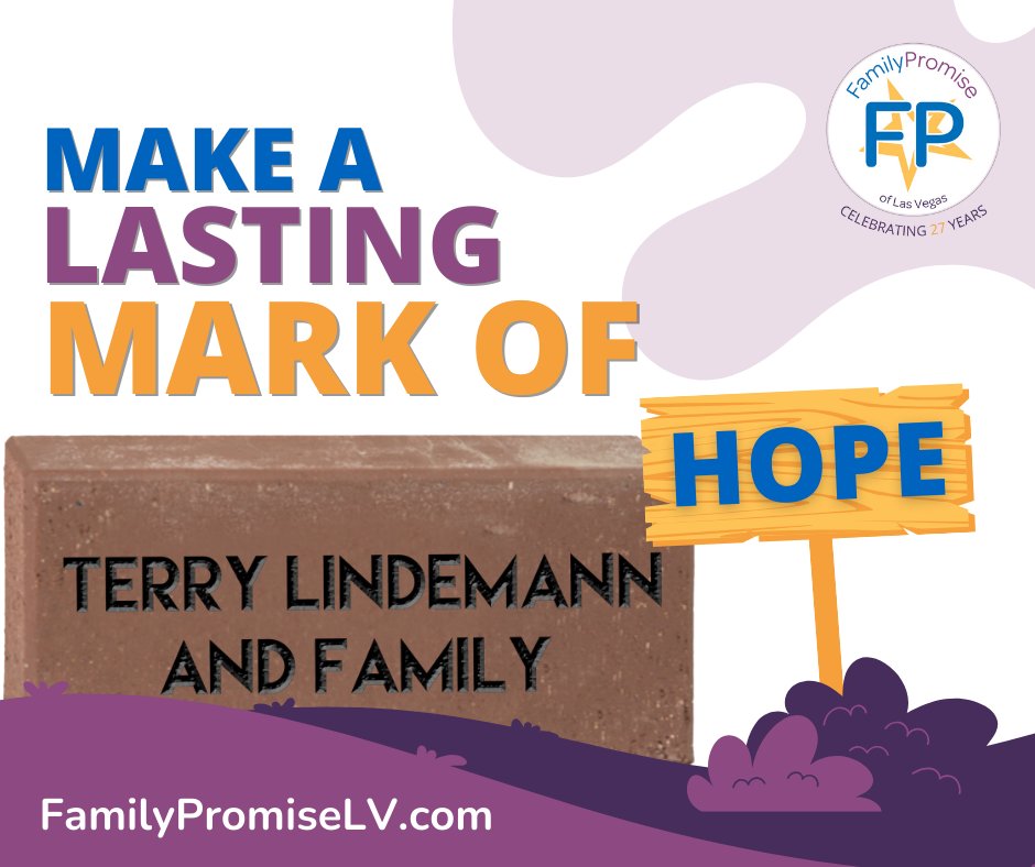 LVfamilypromise's tweet photo. Support families overcoming homelessness with Family Promise LV's Paver Project.
Reserve your dedication stone paver here: https://t.co/vvpRxpbxJm
#FamilyPromiseLV #PaverProject #PathToHope #SupportFamilies #EndHomelessness https://t.co/DiWOGK8S70