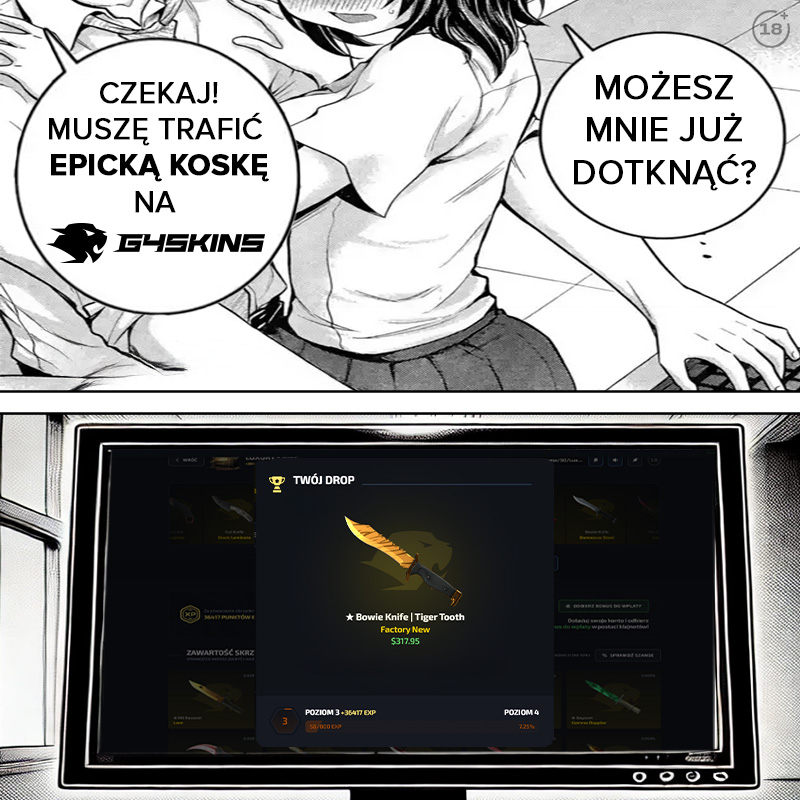 g4skinsdotcom's tweet photo. Czas na klasyczny 'brain vs. sleep battle'😅💭Darmowa skrzynka i +5% bonusu na start na pewno zwrócą Twoją uwagę!🔥🎁