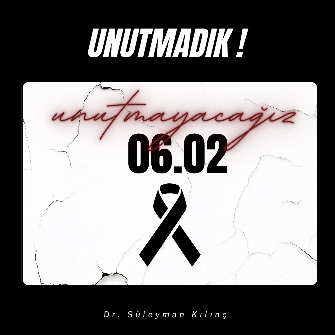 Asrın Felaketi 6 Şubat Depreminin 2. yıl dönümü.

Acısı ilk günkü tazeliğiyle yüreğimizi yakıyor. Deprem Şehitlerimizi Rahmetle Anıyorum…

Yüce Allah bir daha böyle acılar yaşatmasın... 
#6Şubat 
#6subatdepreminiunutmayacağız