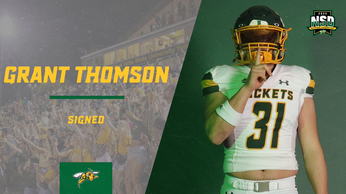 Welcome to The Hills, Grant Thomson! 🌲🐝

🏠 | Fairview, Wyoming
🎓 | Star Valley High School
🏈 | Linebacker
📏 | 6'0"
⚖️ | 225
📱 | <a href="/GrantThomson31/">Grant Thomson</a> 

#NSD25 #PlayInTheHills25 #WEoverME
