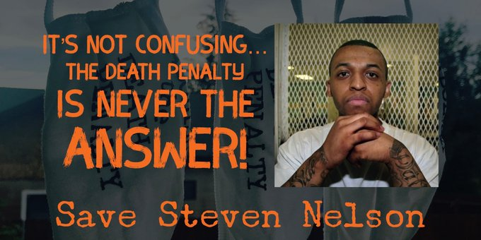 Karine Omry (@karineomry) on Twitter photo EXECUTION DAY! It is not too late to oppose #StevenNelson's execution by the state of Texas.
The death penalty is not justice. It only creates more victims. Pls call <a href="/GovAbbott/">Greg Abbott</a> (512) 463-2000 urge him to grant a reprieve.
#StopExecutionsTexas EXECUTION DAY! It is not too late to oppose #StevenNelson's execution by the state of Texas.
The death penalty is not justice. It only creates more victims. Pls call <a href="/GovAbbott/">Greg Abbott</a> (512) 463-2000 urge him to grant a reprieve.
#StopExecutionsTexas