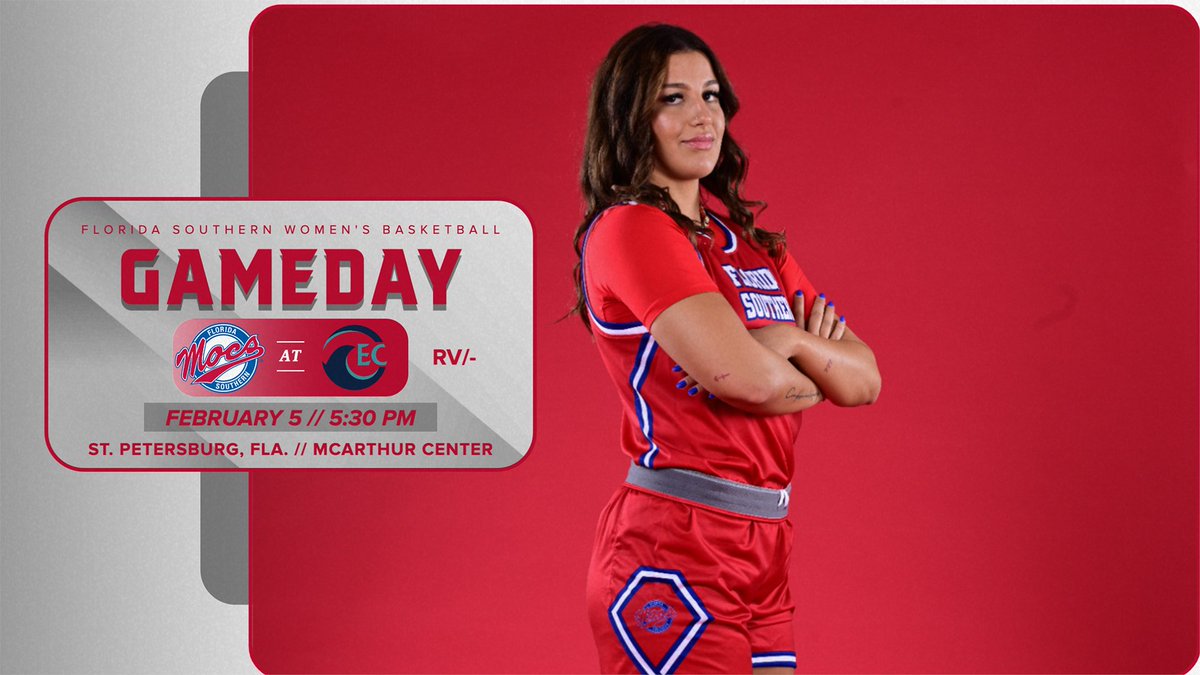 Florida Southern Mocs (@fsc_mocs) on Twitter photo GAMEDAY!!!
<a href="/FSC_WBB/">FSC Women's Basketball</a> hits the road to face the Tritons in a rematch in McArthur Center!
#LetsGoMocs
๐ RV/- Eckerd
๐ St. Petersburg, Fla. | McArthur Center
๐ 5:30 PM
๐/๐บ fscmocs.com/gameday
๐ธ #9 Catalina Ion GAMEDAY!!!
<a href="/FSC_WBB/">FSC Women's Basketball</a> hits the road to face the Tritons in a rematch in McArthur Center!
#LetsGoMocs
๐ RV/- Eckerd
๐ St. Petersburg, Fla. | McArthur Center
๐ 5:30 PM
๐/๐บ fscmocs.com/gameday
๐ธ #9 Catalina Ion