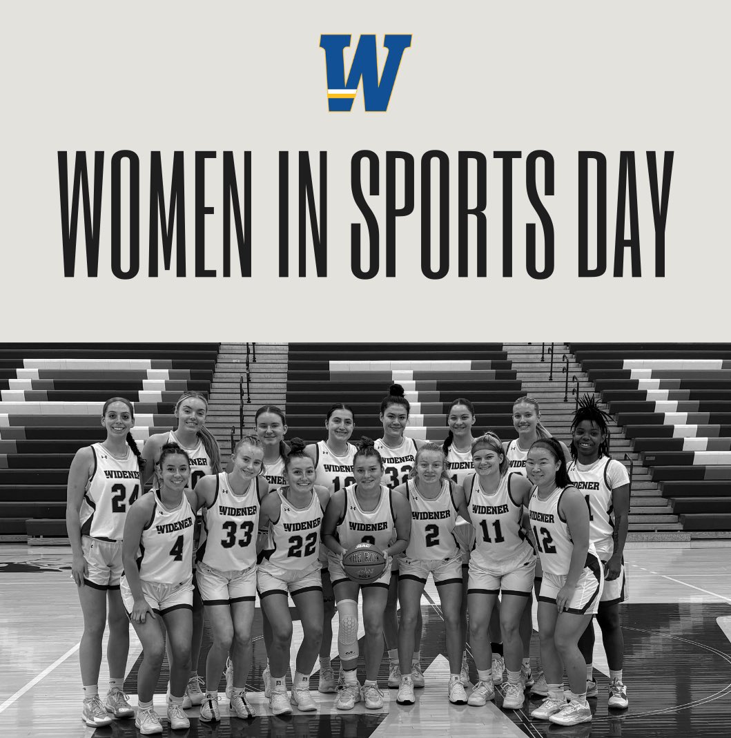 Celebrating Women in Sports Day! Come support as we take on Eastern at 6pm today at the Schwartz Center! #GoPride🦁