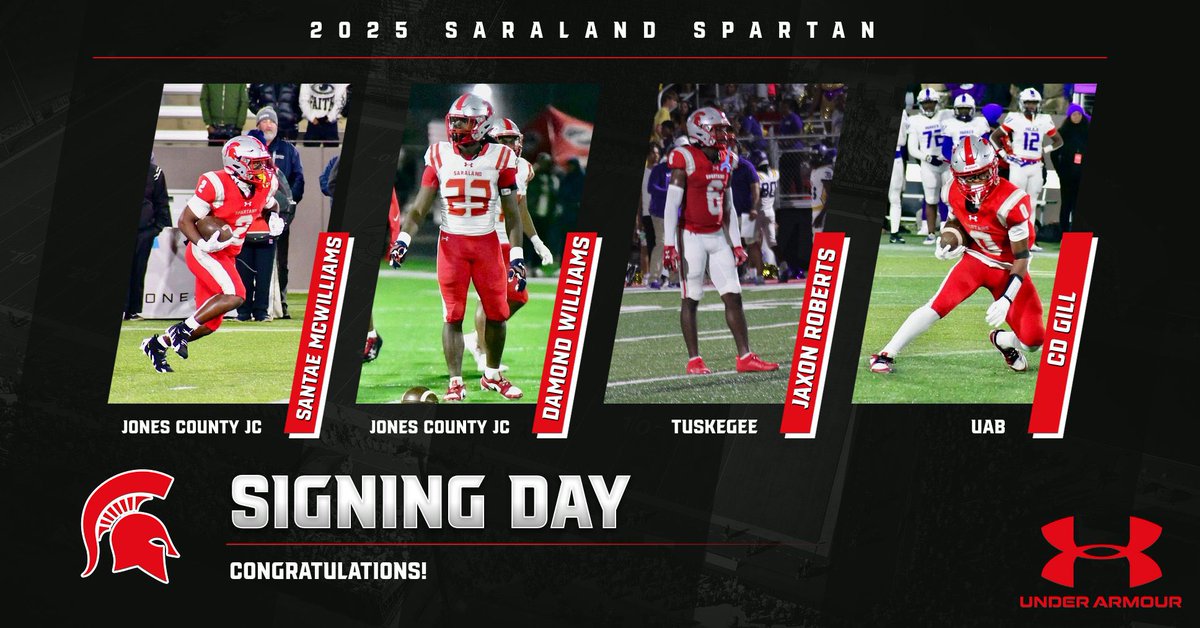 Four outstanding young men will sign scholarships today at 1 pm. Winners!