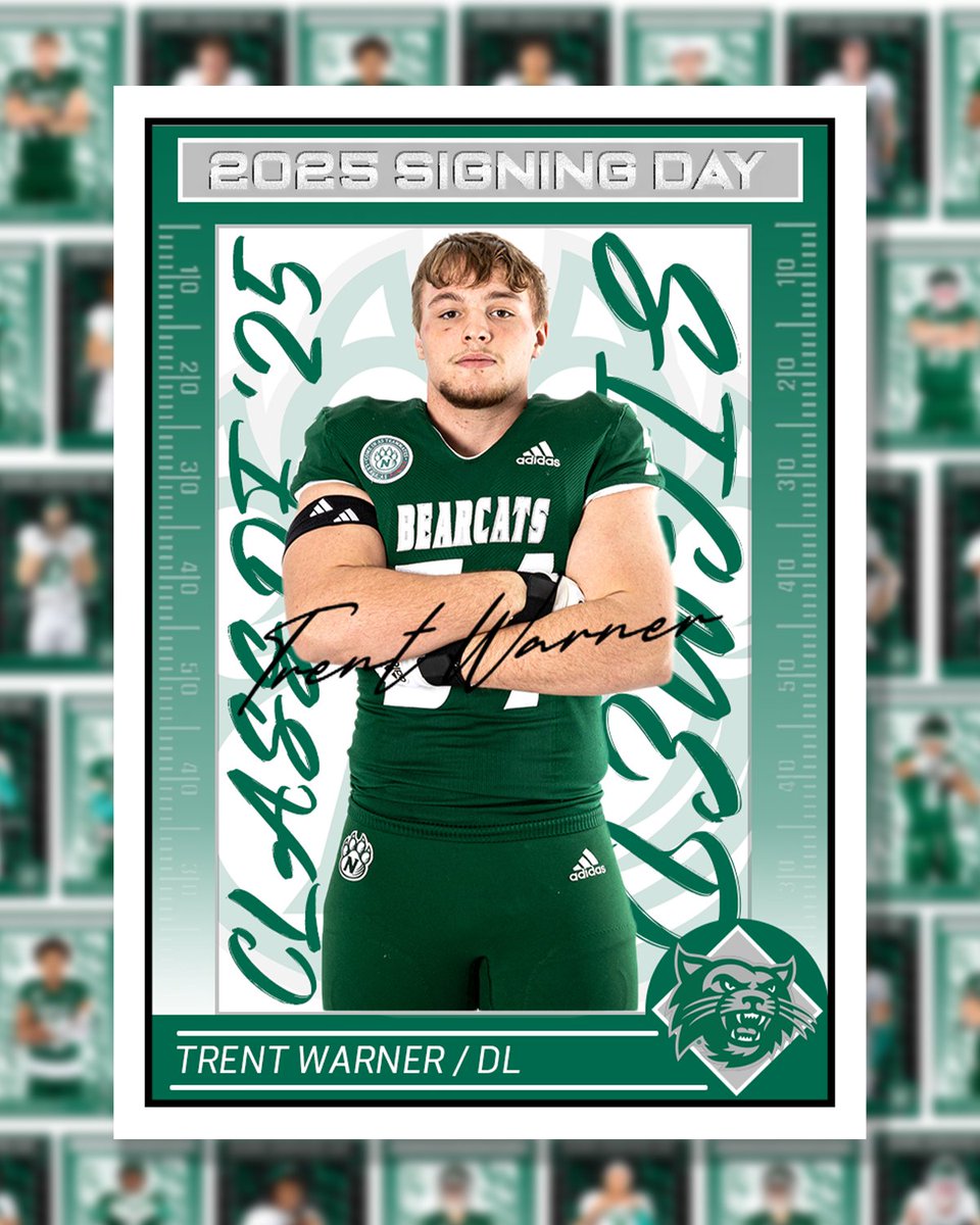 NWBearcat_FB's tweet image. 🚨 WELCOME TO THE FAMILY @trentwarner07! 🚨
Another hard nosed D-linemen joining trenches. Welcome Trent Warner from Iowa to the Ville!
#OABAAB #TitleTown #SigningDay