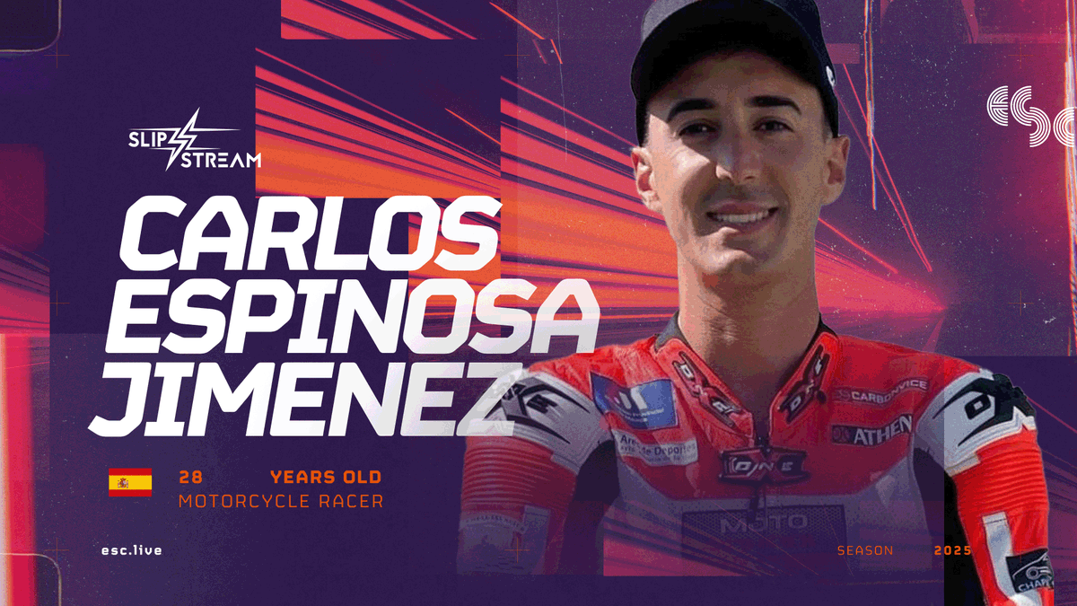 Carlos Espinosa Jimenez is back for 2025!

The Spanish-born motorcycle racer and teacher returns as part of Harrie Silver’s SlipStream alongside Maribel Vargas and Georgie Louis.