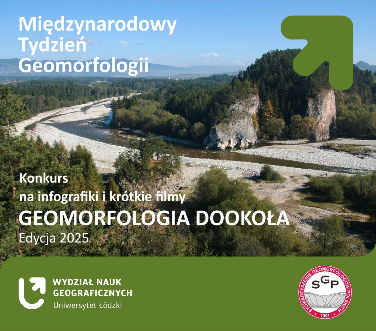 GEOMORFOLOGIA DOOKOŁA konkurs na infografikę i/lub krótki film sgp.umk.pl/konkurs-na-inf…