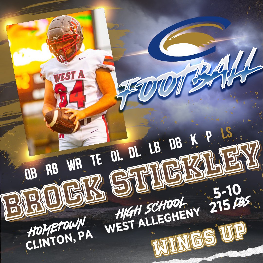🎯 

<a href="/BrockStickley/">Brock Stickley</a> is a Golden Eagle!

#WingsUp x #NSD25