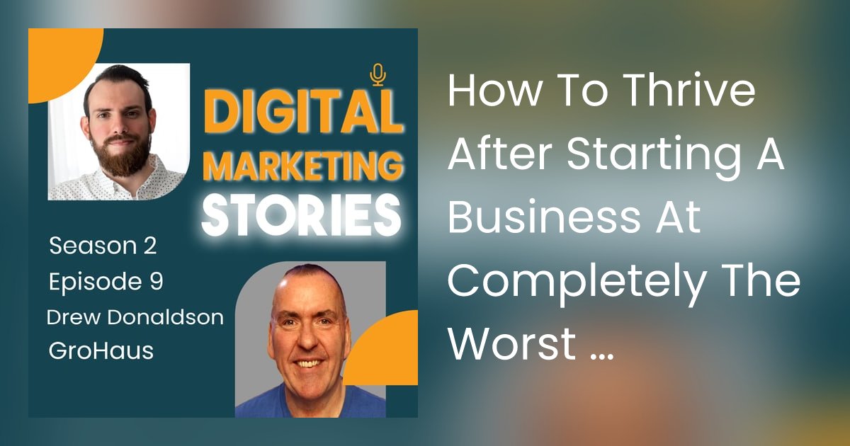 jimbanks's tweet photo. Always great to meet agency owners that you've not met that are super smart and a great guest.
Drew Donaldson from GroHaus came and spoke to me on Digital Marketing Stories
Catch the full episode:
https://t.co/GtA2ulVZIM
#bdwjb https://t.co/hjdBMveqtd