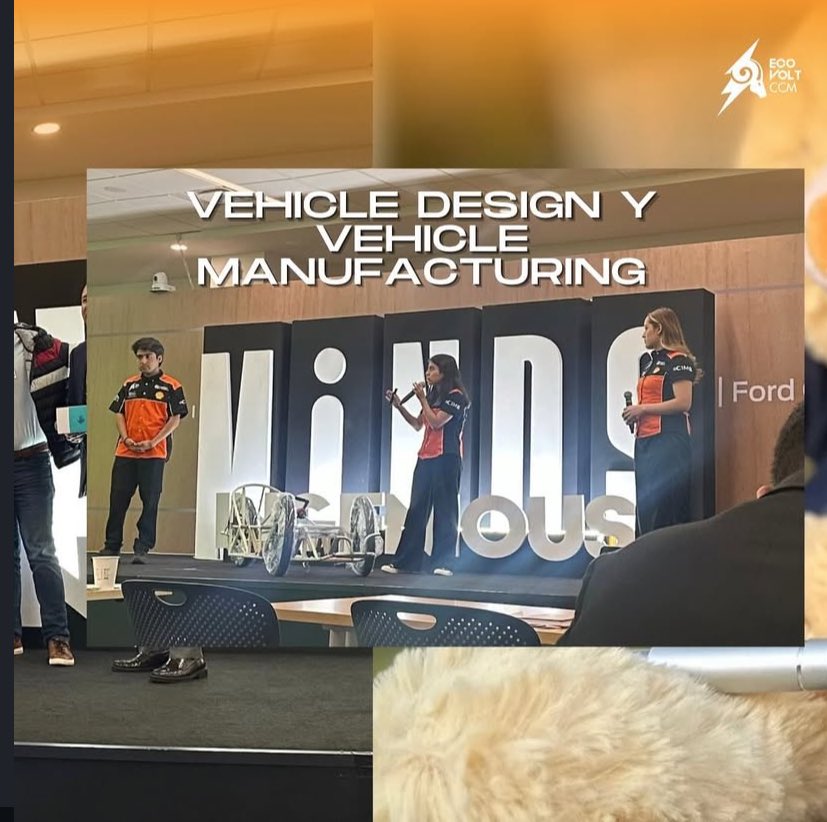 ecovoltccm's tweet photo. ¡Primer lugar en Ingenious Minds Academy! 

Ganamos el bloque de vehicle design y vehicle manufacturing 🏆

Muchas gracias @fordmx por la oportunidad. 

#ford #shell #shellecomarathon #eracing https://t.co/8ZgjPZZcUy