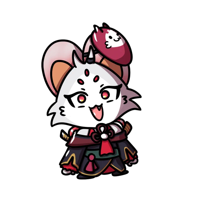 #百鬼絵巻 Day 48 of Chattini 365 