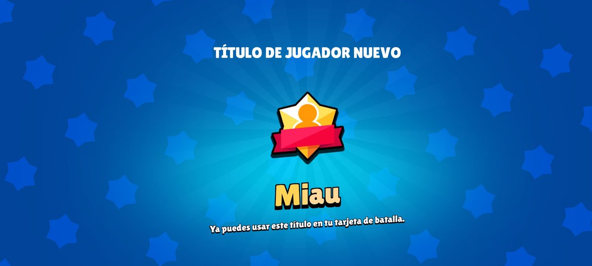 BerzerkerGP's tweet photo. ¡Maestría Oro III &amp; Título de Jugador: Miau 😼!

#BrawlStars https://t.co/RfWO1bJUjM