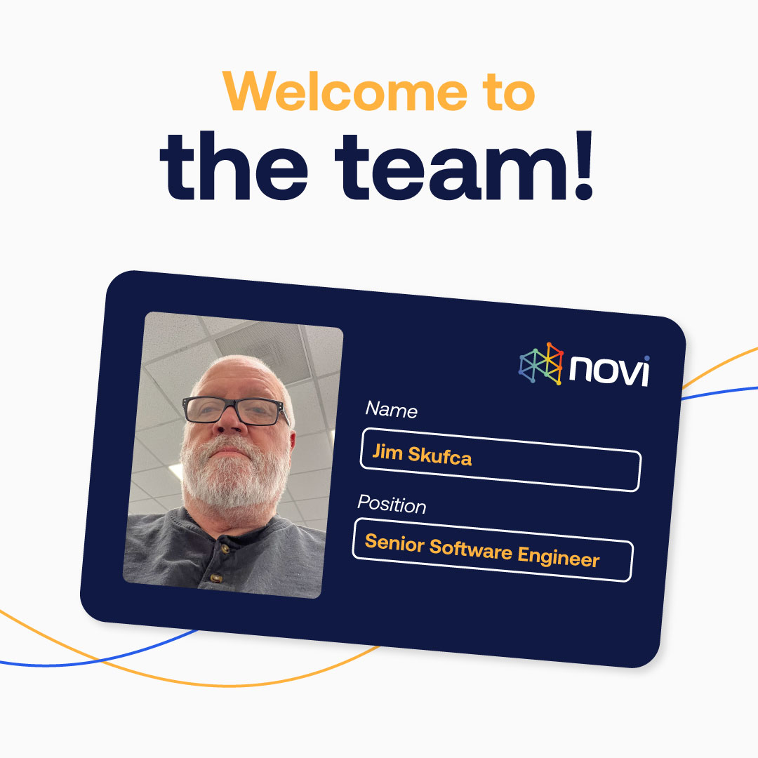 novilabs's tweet image. Welcome Jim Skufca to Novi!
As a #SeniorSoftwareDeveloper, Jim is all about continuous learning—whether it’s new #tech, new domains, or even dad jokes! 🤓
When he’s not coding, you’ll find him kayaking, fishing, or making memories with his growing family. He’s also got a…