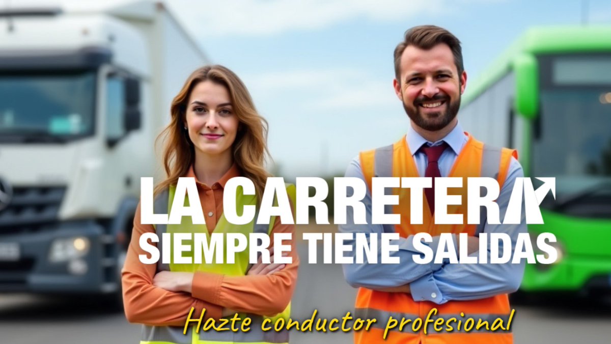 Confederación Española de Transporte de Mercancías (@cetmtransporte) on Twitter photo <a href="/transportesgob/">Ministerio Transportes y Movilidad Sostenible</a> ya ha lanzado la campaña con la que buscamos atraer nuevos #conductores y dar un impulso 🚀 al sector del #transporte.
🙋♀️ ¿Te atreves a dar el primer paso hacia una profesión con futuro? La #carretera siempre tiene salidas. ✨
cetm.es/el-ministerio-… <a href="/transportesgob/">Ministerio Transportes y Movilidad Sostenible</a> ya ha lanzado la campaña con la que buscamos atraer nuevos #conductores y dar un impulso 🚀 al sector del #transporte.
🙋♀️ ¿Te atreves a dar el primer paso hacia una profesión con futuro? La #carretera siempre tiene salidas. ✨
cetm.es/el-ministerio-…