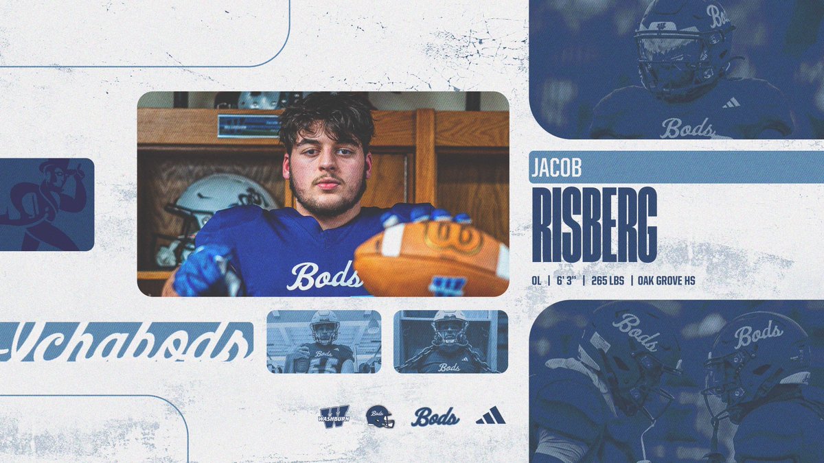 <a href="/wusports/">Washburn Athletics</a> Welcome to the Washburn family Jacob Risberg #GoBods
