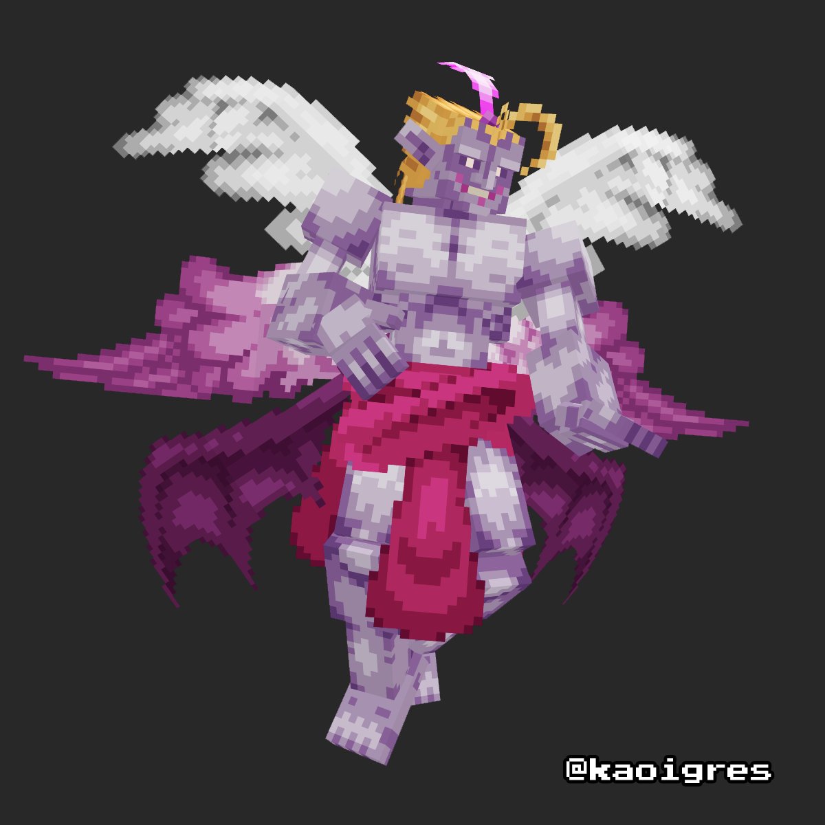 kaoigres's tweet photo. he ain't so funny no more
Kefka, from FF6
#blockbench #minecraft #lowpoly #pixelart #finalfantasy https://t.co/bl07Ut3N9f