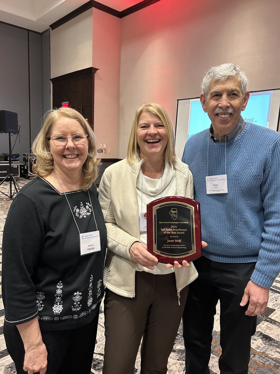 Congrats to Janet Wolf on being named Illinois School Psychologist of the Year! Janet has spent over 30 years at LADSE supporting students across our cooperative and Western Springs District 101.
Thank you so much, Janet!