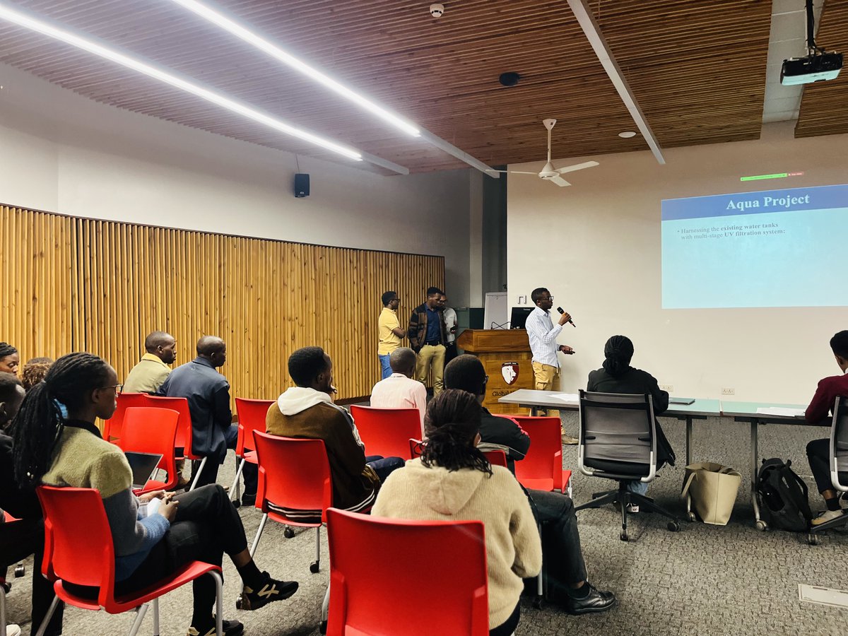 SOHIC Project Pitching ! 🌍 

UGHE SOHIC recently held an inspiring Project Pitching  Event last week, where students proposed innovative One Health solutions addressing challenges in the Butaro community.
#SOHIC #UGHE #Innovation #CommunityImpact #WASH #GlobalHealth