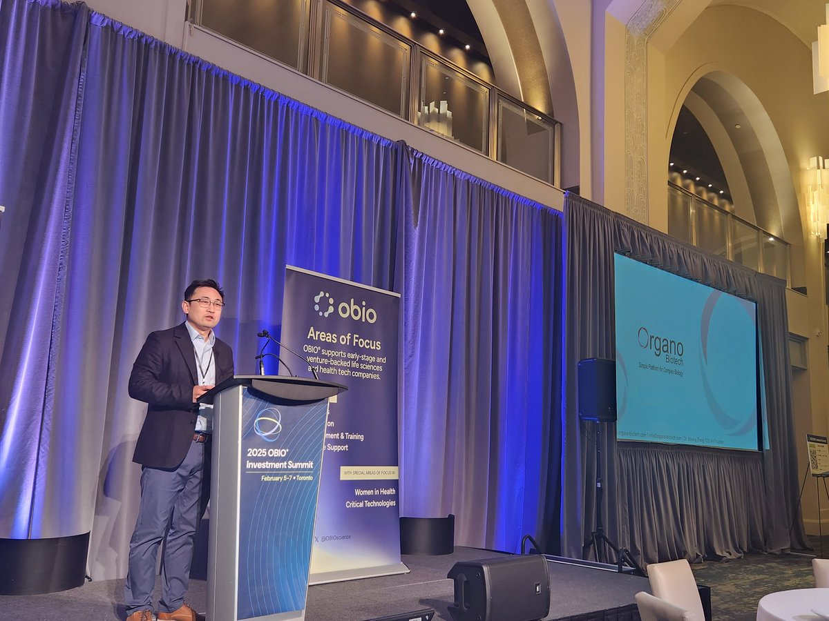 Milica Radisic (@milicaruoft) on Twitter photo Super cool pitch by <a href="/Organo_Biotech/">OrganoBiotech</a> CEO @Boyangzhang We use their technology all the time-they are best in class #organonachip #organoid Super cool pitch by <a href="/Organo_Biotech/">OrganoBiotech</a> CEO @Boyangzhang We use their technology all the time-they are best in class #organonachip #organoid