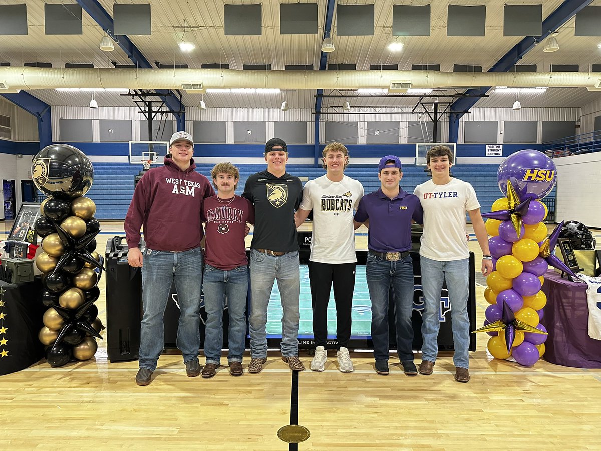 Signing day has arrived! Gunter sending six student-athletes to the college ranks! Hear from them tonight! <a href="/gunter_football/">Gunter Tiger Football (5xStateChamps)</a>