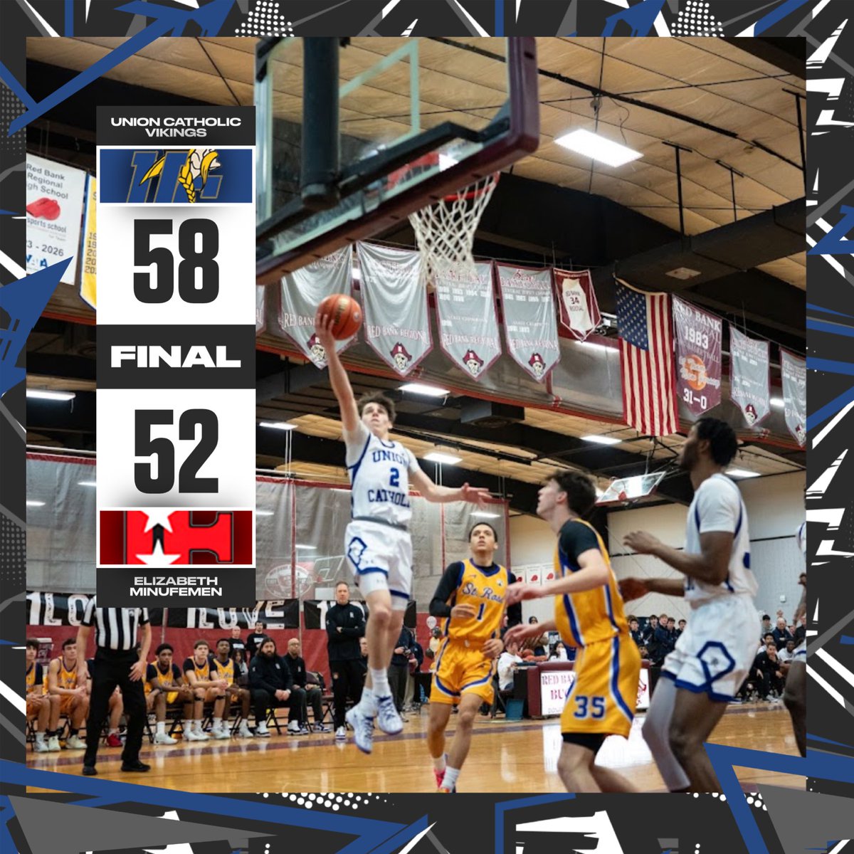 Union Catholic Basketball (@ucvikings_bball) on Twitter photo FINAL: The Vikings pull out a tough road victory at the Dunn Center 58-52. <a href="/ajaltobelli/">AJ Altobelli</a> led all scorers with 17 pts, <a href="/malikmoore_14/">Malik Moore</a> 16 pts and <a href="/DurantYaw/">Ansong346 ππ¬π</a> 13 pts 11 boards and 5 blocks! UC will face off with #4 Plainfield in the <a href="/MetroClassic/">Metro Classic</a> tomorrow night at 5:30pm. FINAL: The Vikings pull out a tough road victory at the Dunn Center 58-52. <a href="/ajaltobelli/">AJ Altobelli</a> led all scorers with 17 pts, <a href="/malikmoore_14/">Malik Moore</a> 16 pts and <a href="/DurantYaw/">Ansong346 ππ¬π</a> 13 pts 11 boards and 5 blocks! UC will face off with #4 Plainfield in the <a href="/MetroClassic/">Metro Classic</a> tomorrow night at 5:30pm.