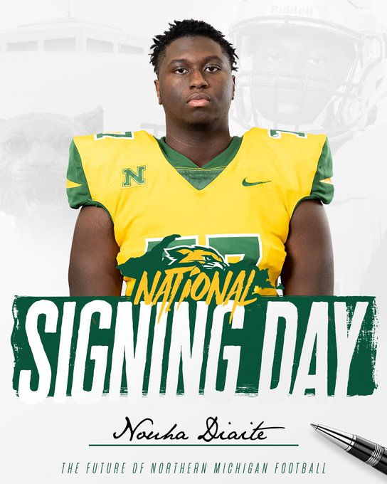 East Kentwood 2025 OT/DT Nouha Diaite has signed with Northern Michigan

football.thedzone.com/players/nouha-…

<a href="/NouhaDiaite25/">Nouha Diaite</a> <a href="/EastKentwoodFB/">East Kentwood FB</a> <a href="/NMU_Football/">NMU Football</a>