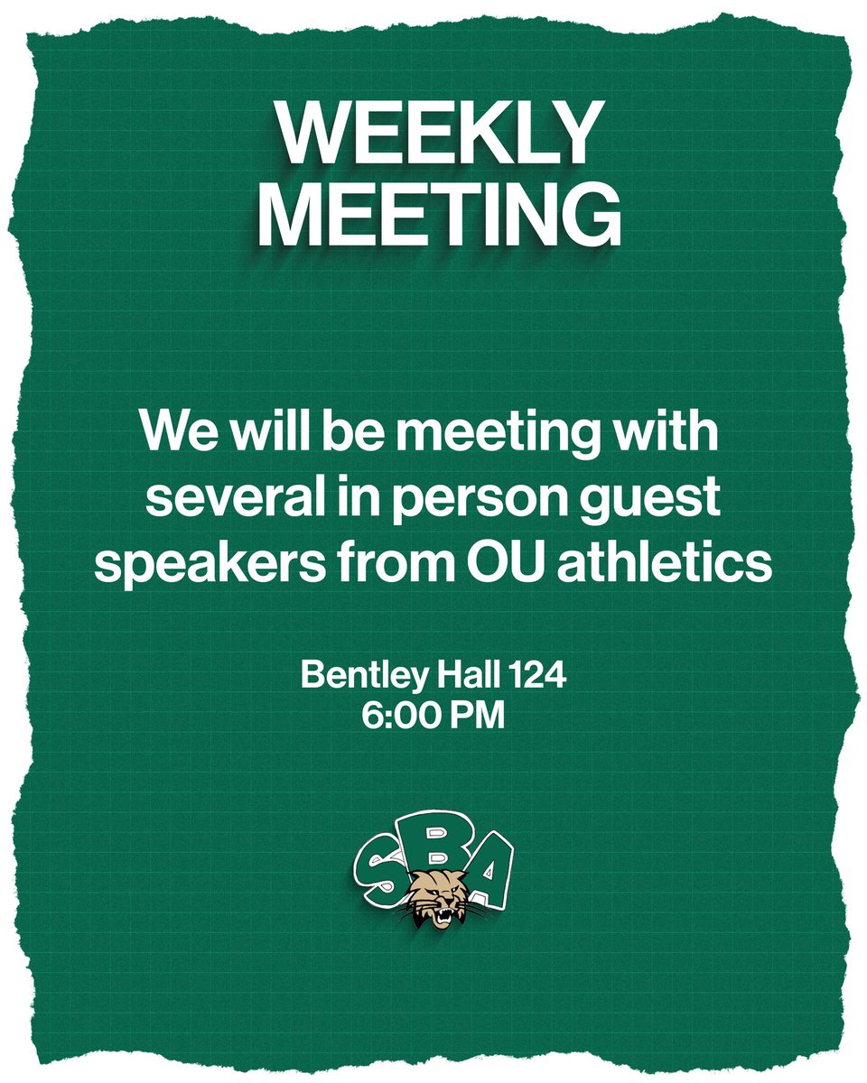 Ohio University's Sports Business Association tweet media