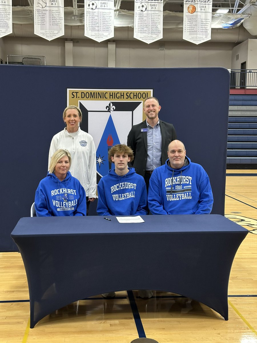 sdhsathletics's tweet photo. Congratulations to Cooper Chamblee on signing his #NLI to play volleyball at Rockhurst University! Cooper plans to study sports management. @DominicBoysVB https://t.co/BDHRfScwA2
