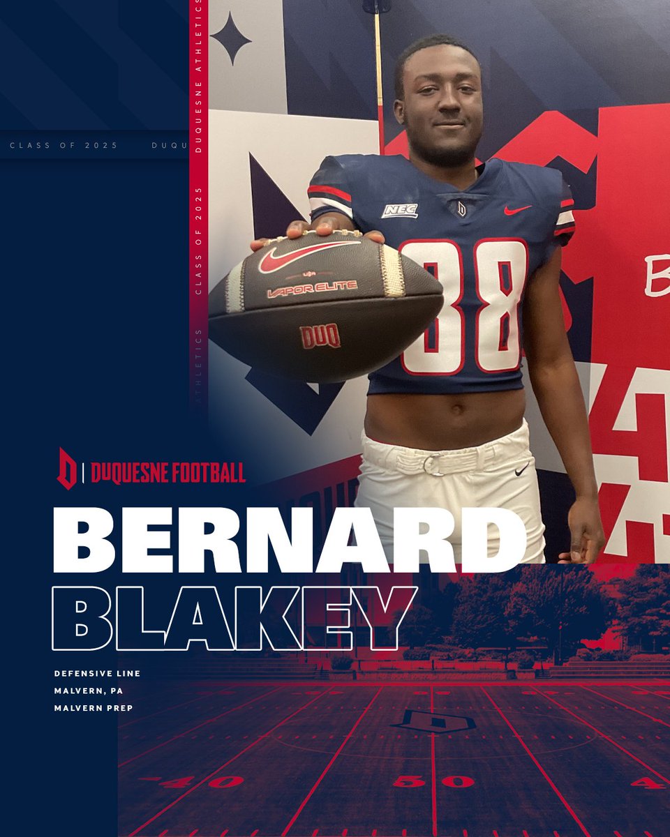 Duquesne Football (@duqfb) on Twitter photo โ๏ธ Welcome to the Bluff, ๐๐๐ซ๐ง๐๐ซ๐ ๐๐ฅ๐๐ค๐๐ฒ!
#GoDukes | <a href="/bernard_blakey/">Bernard Blakey 3โญ๏ธ EDGE</a> โ๏ธ Welcome to the Bluff, ๐๐๐ซ๐ง๐๐ซ๐ ๐๐ฅ๐๐ค๐๐ฒ!
#GoDukes | <a href="/bernard_blakey/">Bernard Blakey 3โญ๏ธ EDGE</a>