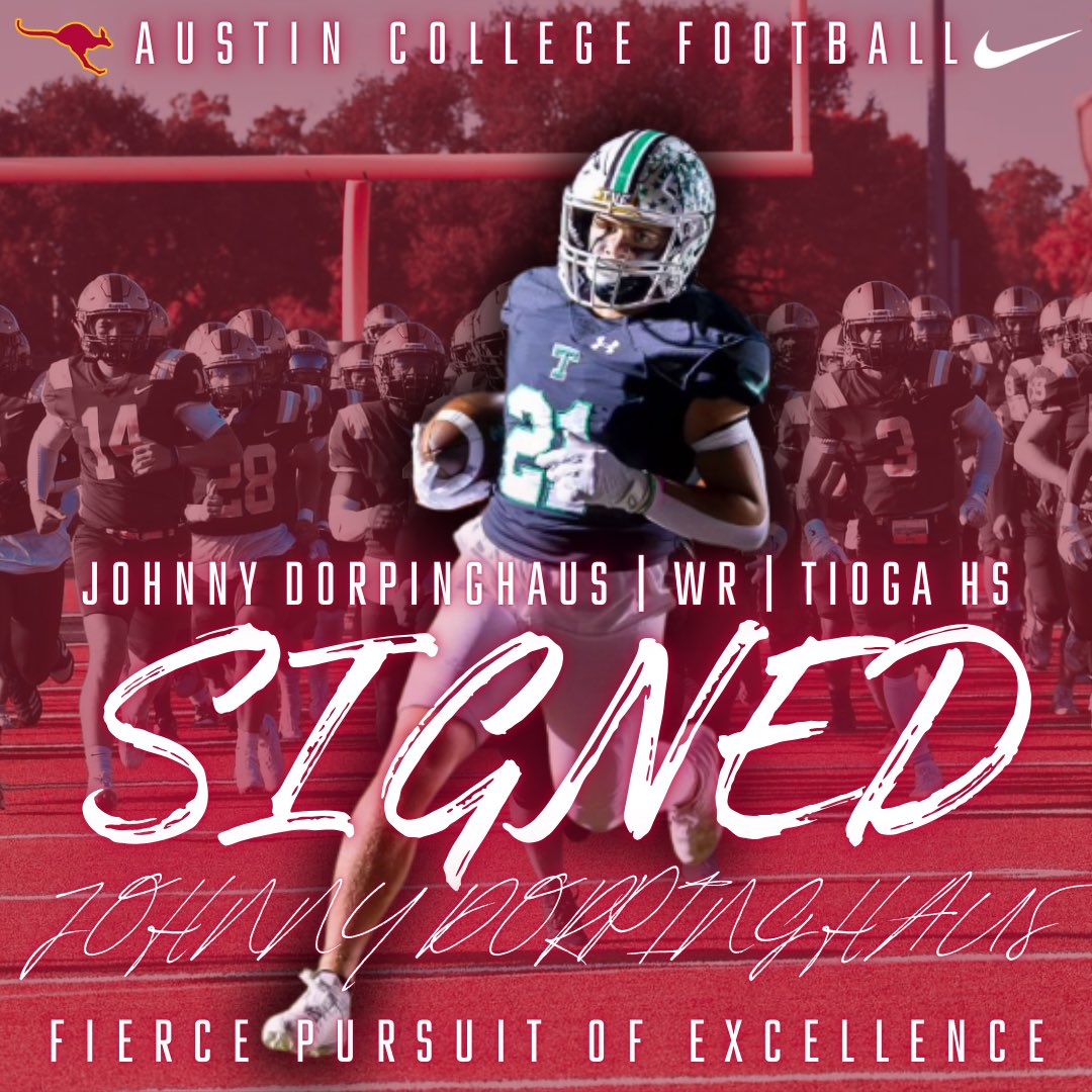🚨Welcome to #RooNation🚨

👤Johnny Dorpinghaus
🏈WR
🏠Tioga, TX
🏫Tioga HS

#FPE #RSP #NationalSigningDay