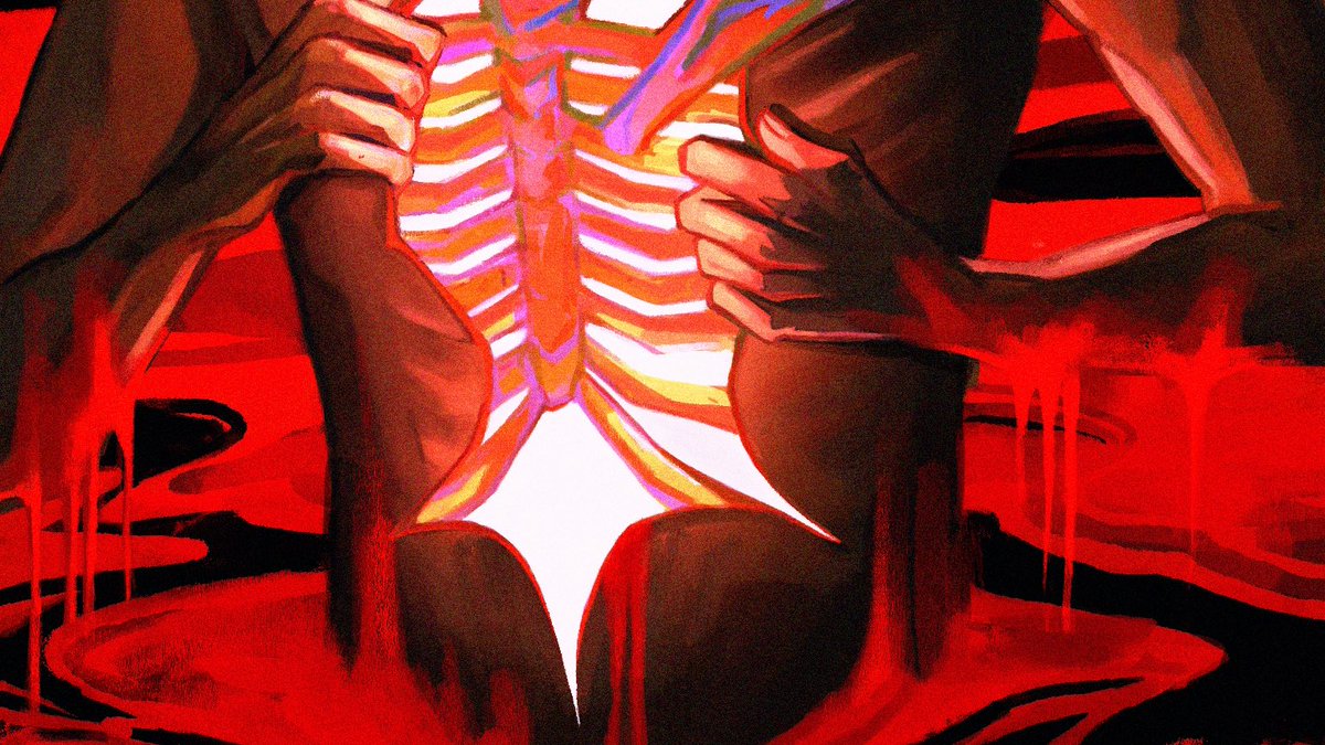 sadfishpile's tweet image. much menacing art lately