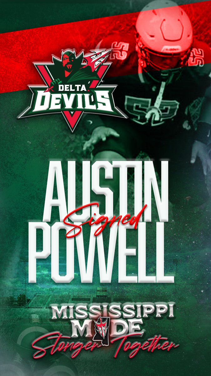 Welcome <a href="/Austin1Powell/">Austin Powell</a> to the Valley 🟢🔴 #MississippiMade #NSD25