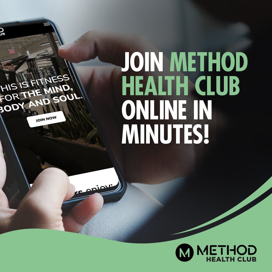MethodHC_Ash's tweet photo. 🏋️‍♂️Join Method Health Club in minutes!

Your fitness journey starts now—sign up online and get access to top-tier training, expert coaching, and a supportive community. Ready to level up your health?  

Join : https://t.co/BfrFxpqFt6

#MethodHealthClub #JoinNow #FitnessForLife https://t.co/A7sdRnfOz3