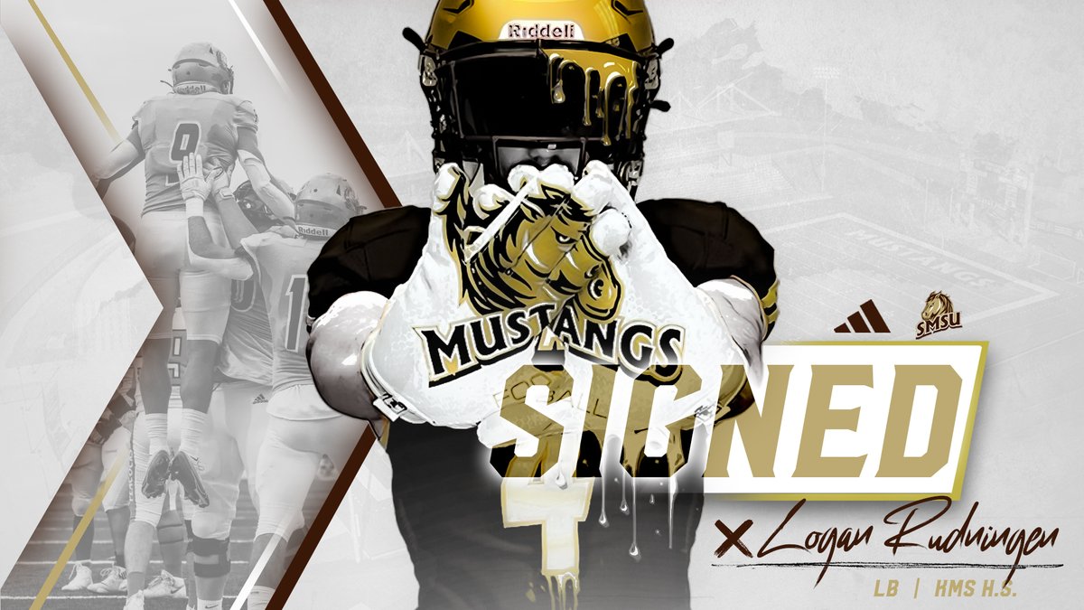 SMSU Football (@smsufootball) on Twitter photo 🖋️ Signed
🐴 Logan Rudningen
🏈 Linebacker
📍 Sunburg, MN
Excited to welcome <a href="/LoganRudningen/">Logan Rudningen</a> to Mustang Territory! #LetsRide #M4L 🖋️ Signed
🐴 Logan Rudningen
🏈 Linebacker
📍 Sunburg, MN
Excited to welcome <a href="/LoganRudningen/">Logan Rudningen</a> to Mustang Territory! #LetsRide #M4L