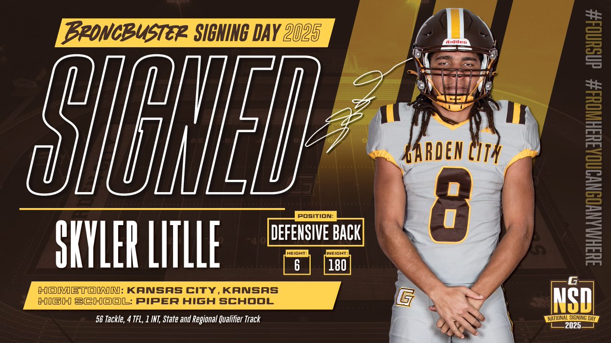 sportsbuster's tweet photo. Welcome to BRONCBUSTER Football!
@GCCC_FOOTBALL https://t.co/CjrPU8fImt